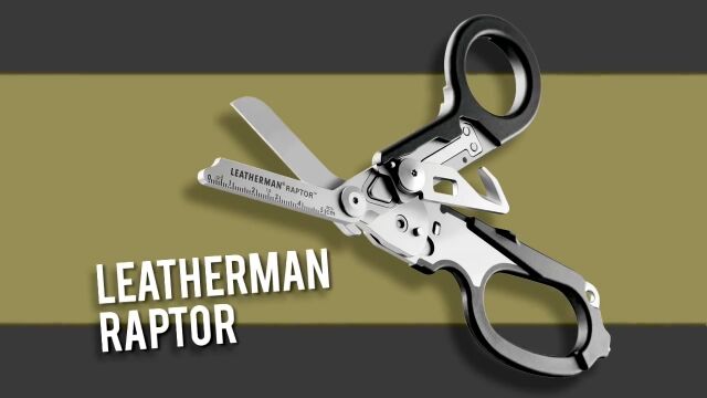6つの機能がひとつになった、折りたたみ式医療バサミ「Raptor」
