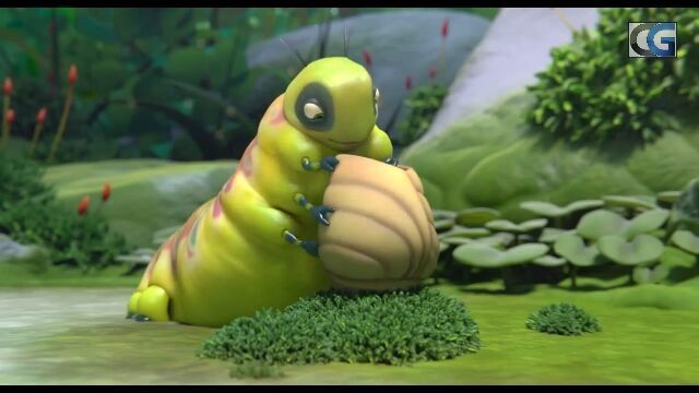 羽化するために蛹になりたい幼虫を描いたCGアニメーション Sweet Cocoon