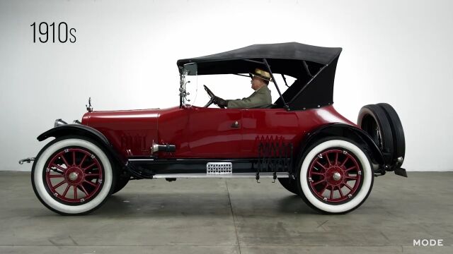 1910年から2010年まで、100年間に渡る自動車の変遷をまとめた映像