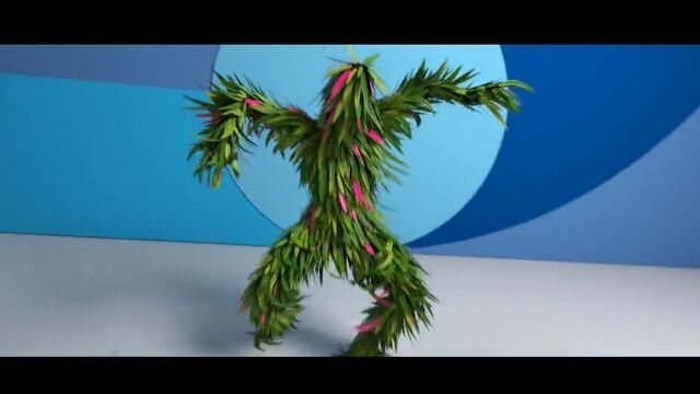 奇妙な物体と化したダンサーが踊りまくる、不思議で魅力的なCGダンス映像