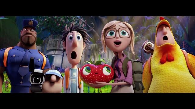 今度は食べ物たちのジュラシック・パーク!?映画「くもりときどきミートボール2」予告編映像