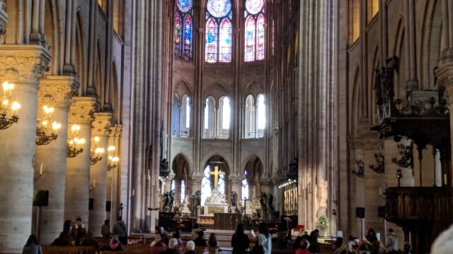 火災直前の2019年3月、ノートルダム大聖堂を撮影した写真
