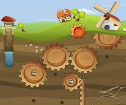 歯車を組み込んで村を救うパズルゲーム Out of Wind