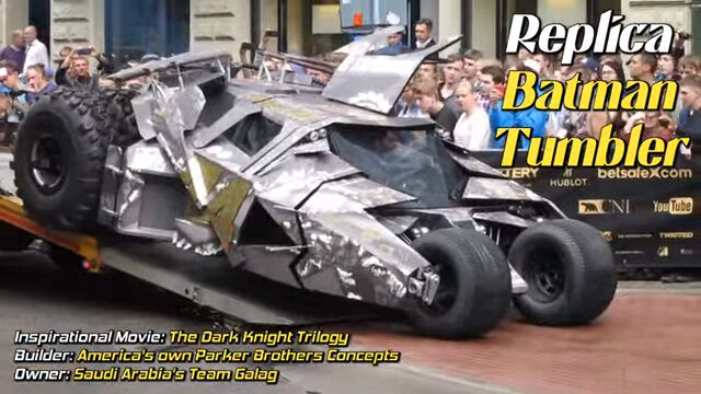 バットモービルやマッドマックスの厳ついトラックなど、実際に作ってしまった映画に登場する車両たち