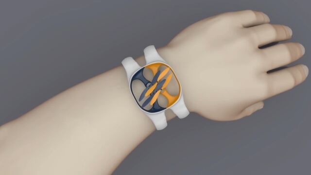 自動で追尾撮影も!腕時計のように身につけるタイプの空飛ぶカメラ Nixie