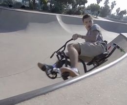ドリフトもスピンも自由自在!17歳の青年が作った不思議な三輪自転車 The ONDA Cycle