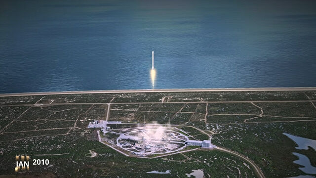 スペースXのロケットはここ十数年でこれだけ打ち上げられてきた、というのをわかりやすく視覚化