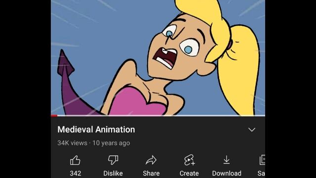 ドラゴンにさらわれて勇敢な騎士の助けを待つプリンセスの、ちょっとひねったショートアニメ