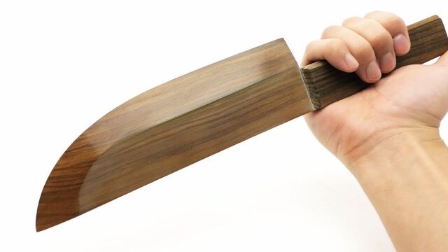 世界で一番よく切れる、木製の包丁を作ってみた