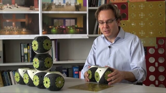 未来の家具はこんな感じ?モジュール型ロボットを家具に組み合わせるという発想