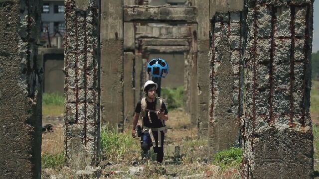 軍艦島を自由に歩ける!Google Mapsのストリートビューで見た長崎県端島、軍艦島