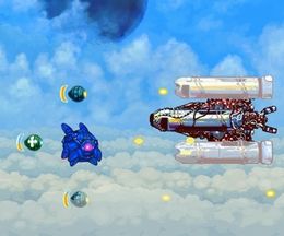 球形ロボを操作し戦う横スクロールシューティングゲーム SkyHounds