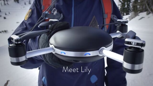 放り投げると飛行&自動追尾&撮影!お手軽なカメラ付き防水マルチコプター「Lily」が素晴らしい