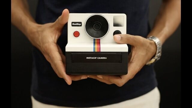 昔懐かしいインスタントカメラ風に、GIF画像をその場で出力するカメラが面白い