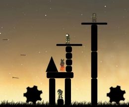 魔物に占拠された砦を砲撃して崩す物理パズルゲーム CRUSADE V