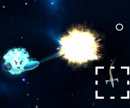 惑星パンチで敵と戦う全方位アクションゲーム Planet Punch
