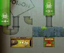 毒を漏らさず適量に振り分けるパズルゲーム　Liquid Measure 3 Poison Pack