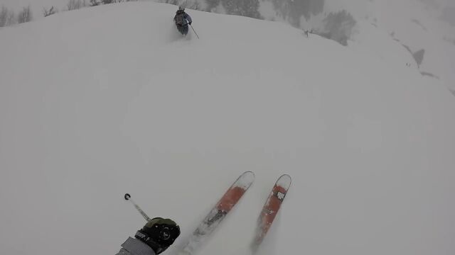 スイスの雪山で雪崩に巻き込まれたスキーヤーが、友人を掘り出すまでの緊迫の救出劇