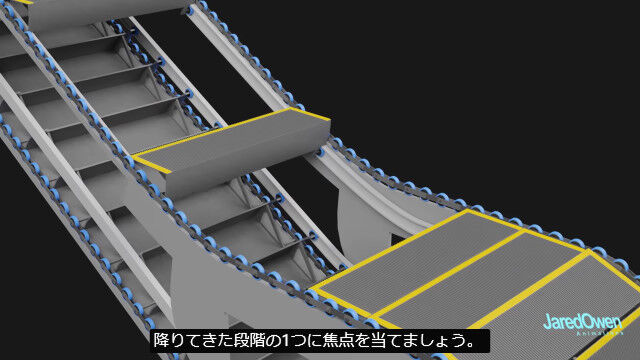 エスカレーターの中身ってどうなってるの?を詳しく解説したCG映像がわかりやすい