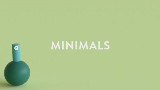 動物たちをできるだけシンプルに表現してみたCGアニメーション MINIMALS