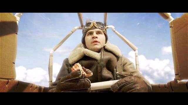 ダンボール製の戦闘機が戦うショートムービー Cardboard Warfare 2.5: World of Warplanes