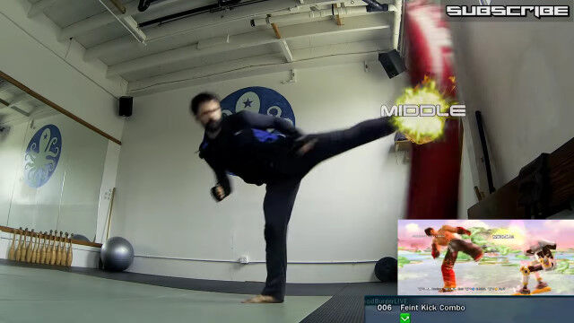 格ゲーの動きを完全再現!「鉄拳」シリーズの風間仁のムーブを再現する男がスゴい