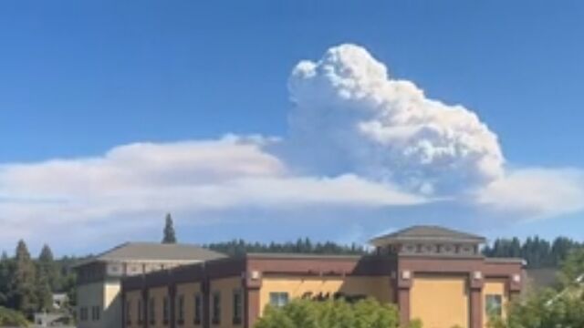 山火事が雲を生む風景。火災積雲が生まれる様子を撮影したタイムラプス