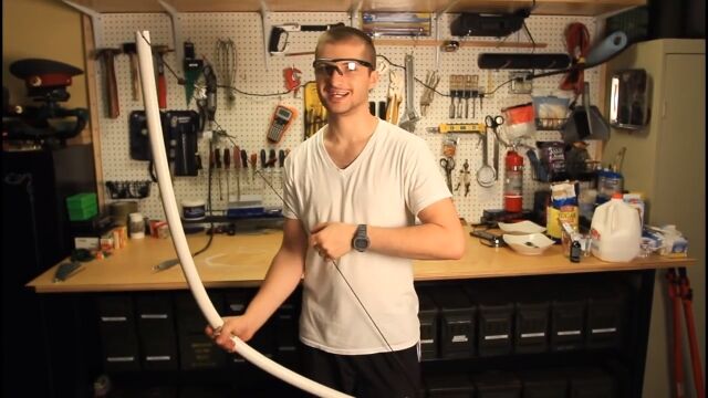 予算わずか10ドル!塩ビ管を使った弓の作り方