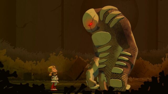 秘宝を守る獣と神殿に迷い込んだ少女を描いたCGアニメーション The Guardians Tale