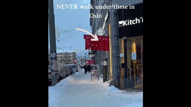 ノルウェーでこの「赤い暖簾」を見かけたら、その下を歩いてはいけない
