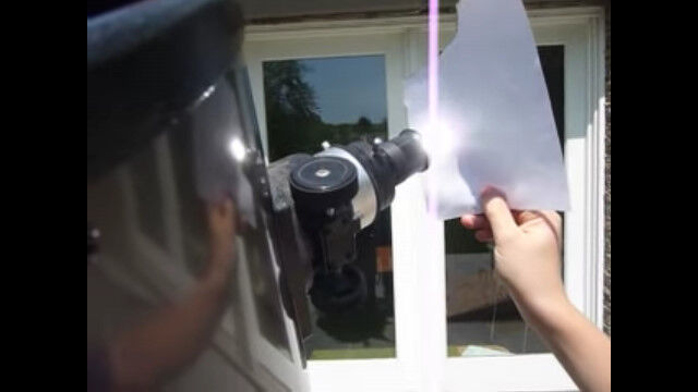 天体望遠鏡で太陽を見るのはこんなに危険