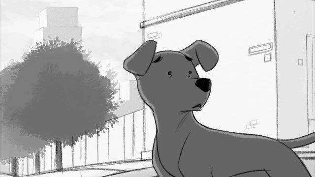 伝えたいのに伝わらない。それでも奔走する悲しき野良犬を描いたアニメーション