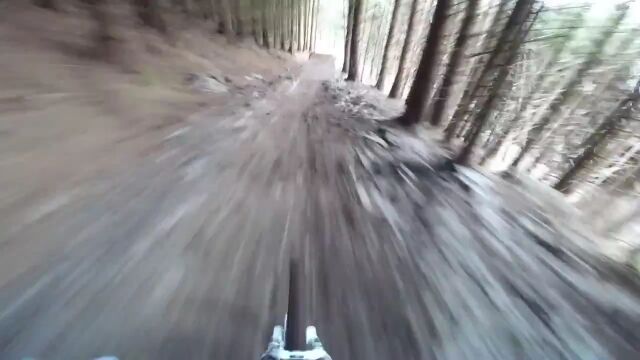 恐るべき悪路を全速力で駆け下りる、マウンテンバイクのライダー視点映像
