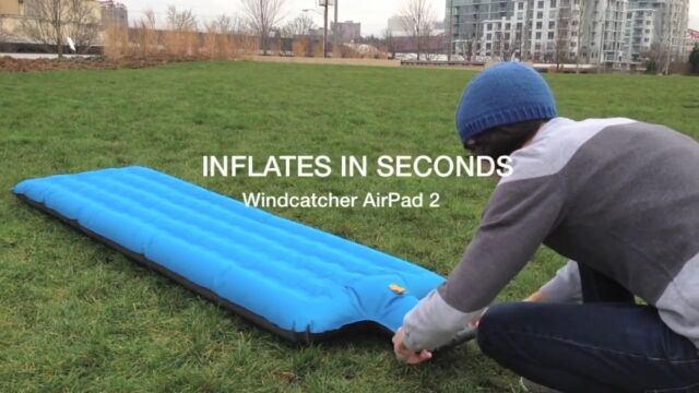 これは便利。空気を入れるのも抜くのもわずか数秒のエアマット AirPad 2