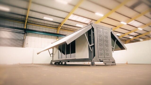 コンテナのサイズから広く展開!面積を数倍に増やす部屋「Ten Fold」がすごい