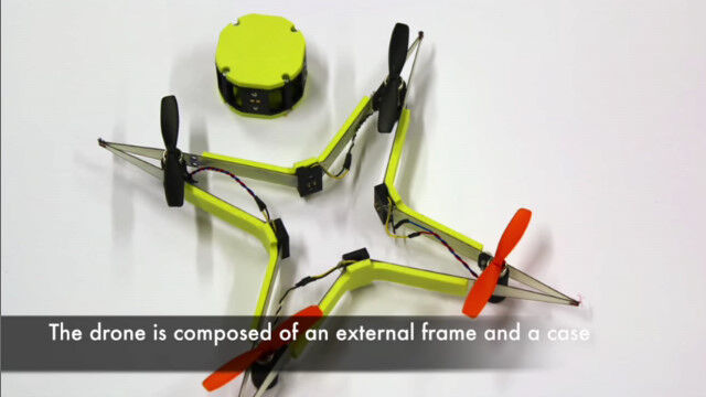 グニャグニャ曲がって衝撃吸収。落ちてもぶつかっても大体平気なドローン