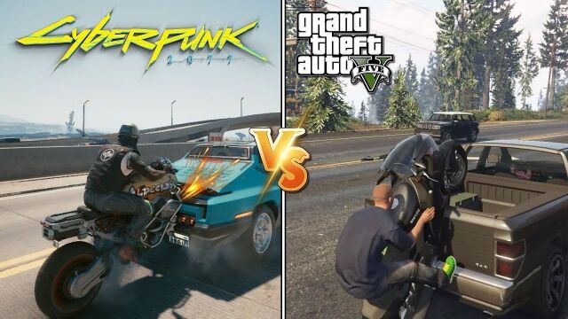 �֥����С��ѥ�2077�פȡ�GTA 5�ס����줾���ʪ��Ū��ɽ���ΰ㤤����Ӥ��Ƥߤ�