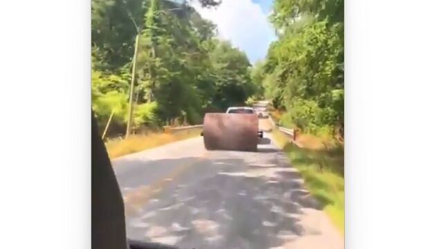 目の前をスゲー車が走ってるなぁと撮影していたら大変な事に