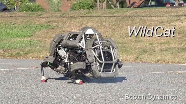 Boston Dynamics社のネコ型ロボがスゴい!山猫を模した四足歩行ロボット「WildCat」