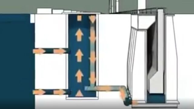 洪水が起きると自動的にせり上がり、氾濫を防ぐ防壁