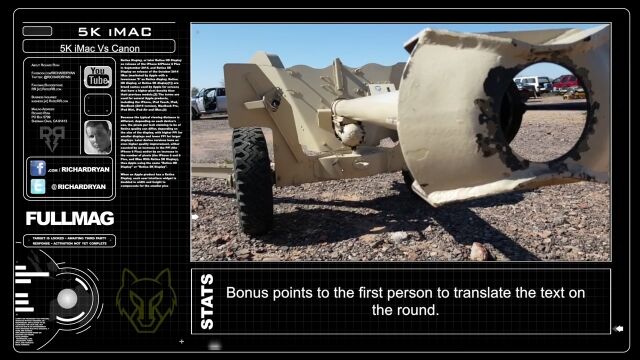 完全にオーバーキル。対戦車砲でiMacの5Kディスプレイモデルを撃ち抜いてみた破壊実験影像