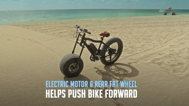 砂地も荒れ地もなんのその！極太タイヤで走破する電動自転車　XTERRAIN