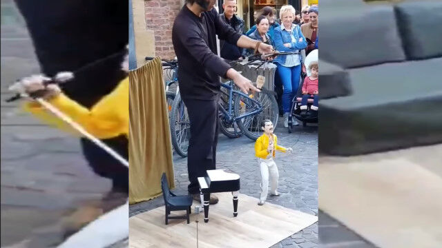 ホントに生きてるみたいに歌う、フレディ・マーキュリーの操り人形
