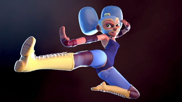 憧れのヒーロー目指してプロレスラーとなった赤毛の少女を描いたCGアニメーション Legend of the Flying Tomato