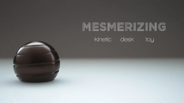ただ回るだけなのに気持ちいい、ハンドスピナー的なアイテム「MEZMOGLOBE」