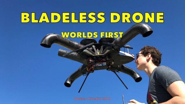 危険なプロペラは奥に内蔵、安全性を高めた「ブレードレス・ドローン」をアメリカの高校生が発明