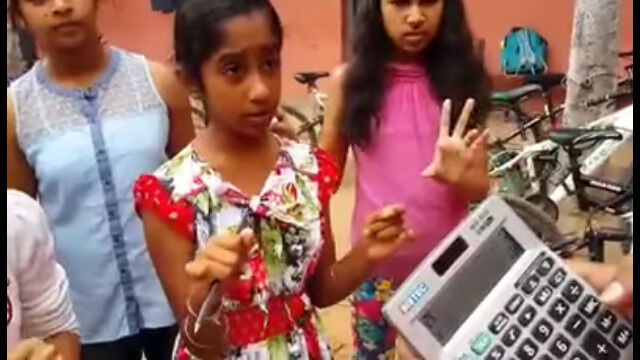 インドの少女たちがみせる暗算能力が素晴らしい
