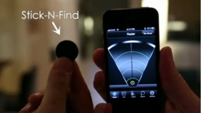 �ޤ�ǥɥ饴��졼�������������Τ�õ����ǽ�ˤ���ܥ��󷿥��ƥå�����Stick-N-Find