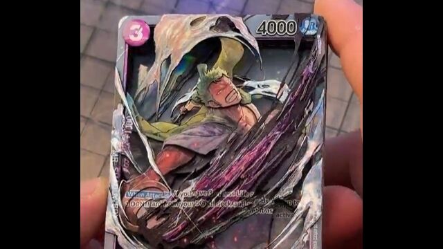 ワンピースのカードを立体的に加工するアートが凄い