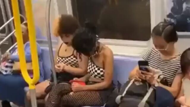 一体どういう状況なんだ?ツッコミどころが色々多い、電車の中にネズミがいる風景